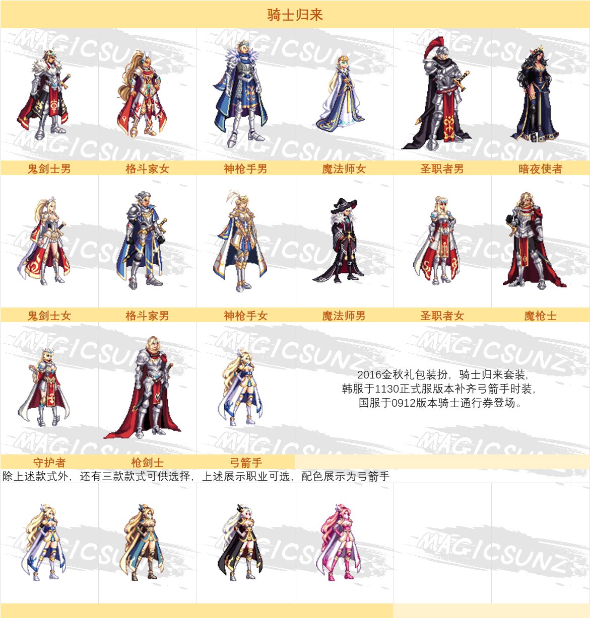 【金秋版本：外观图鉴②】骑士赞歌通行证/苏醒之森/街机中心/魔王小游戏外观获取一览2