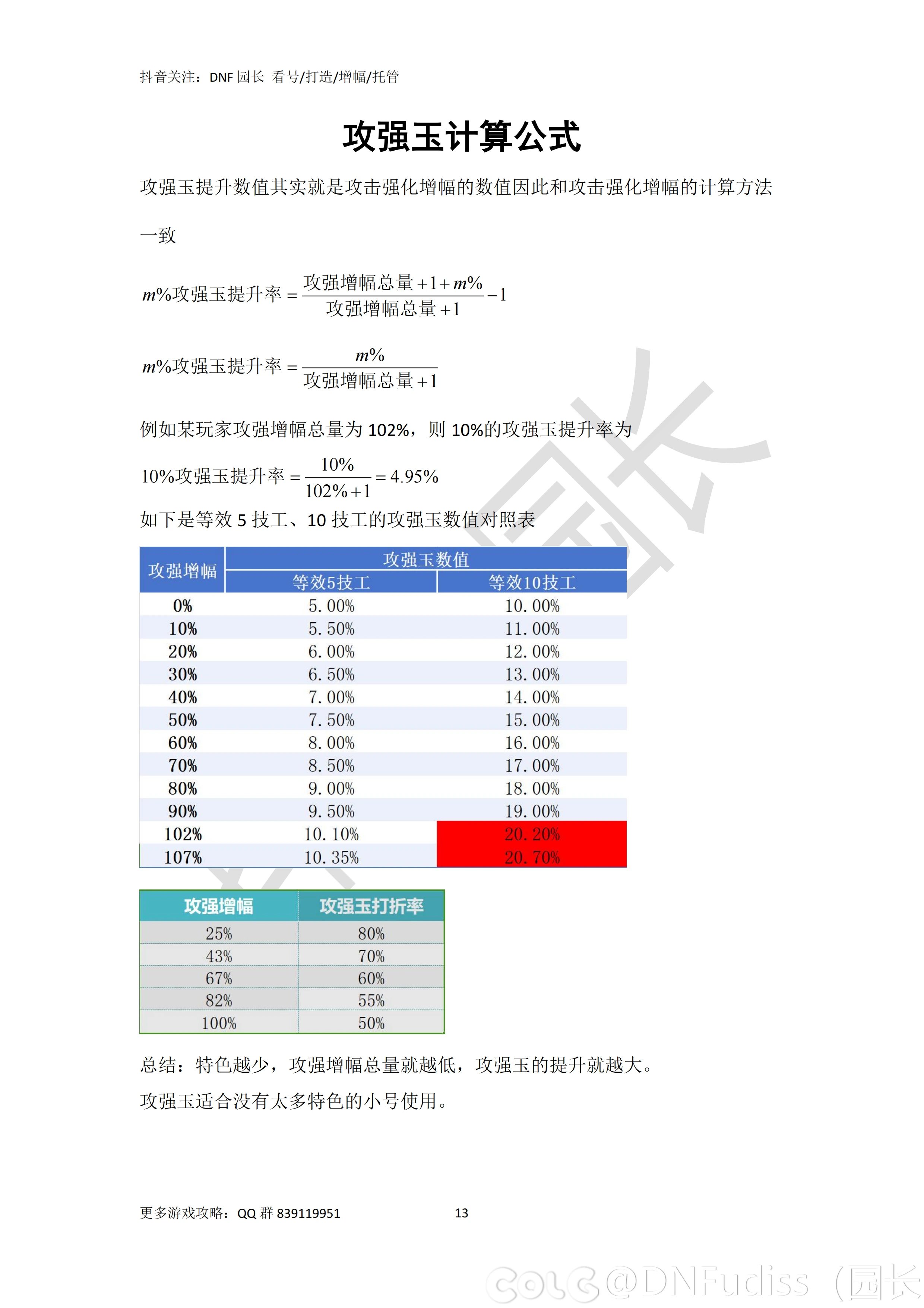 DNF主播必修课13