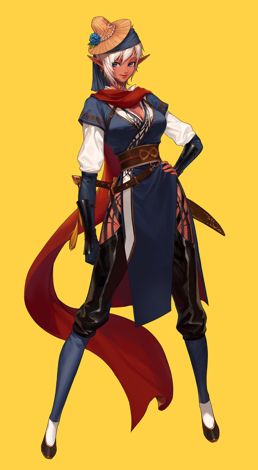 前官方主力画师Hanabu(现昵称KANU)作品&设定一览50