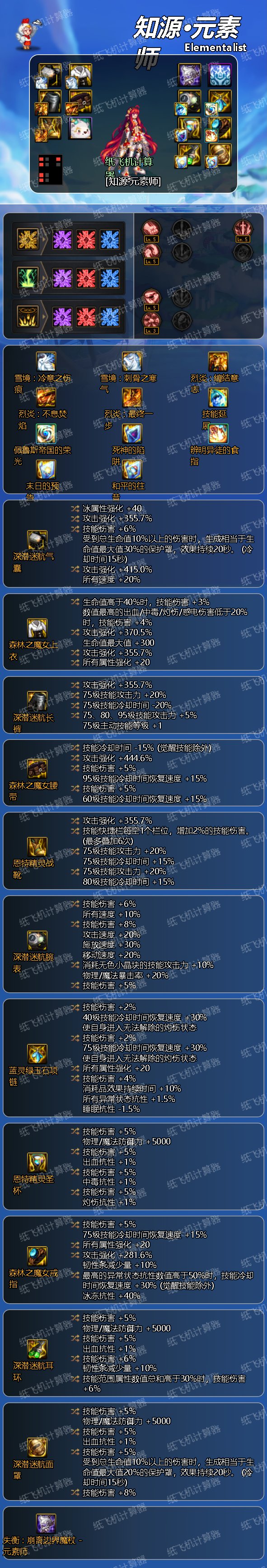 元素师小版本攻略24.9.12复苏之森，cp武器11