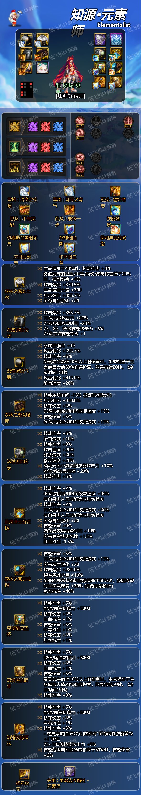 元素师小版本攻略24.9.12复苏之森，cp武器14