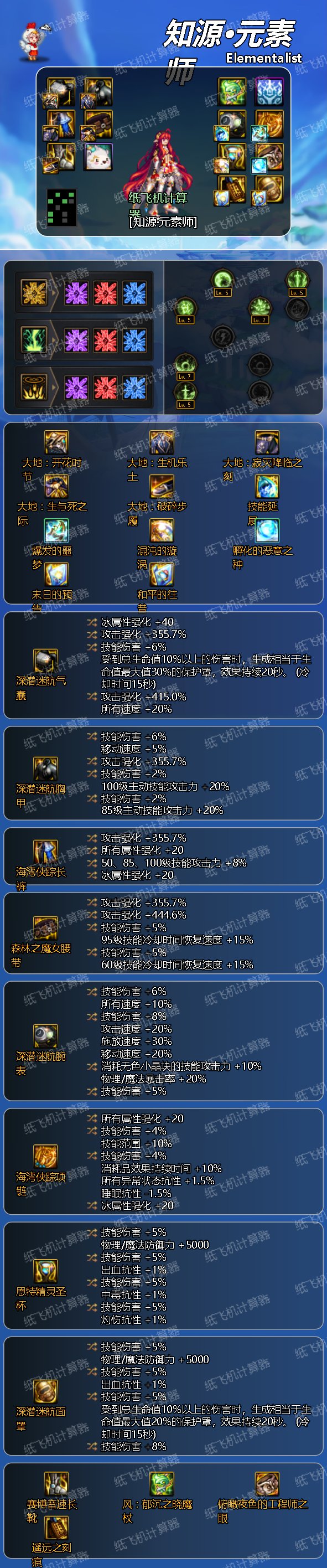 元素师小版本攻略24.9.12复苏之森，cp武器20