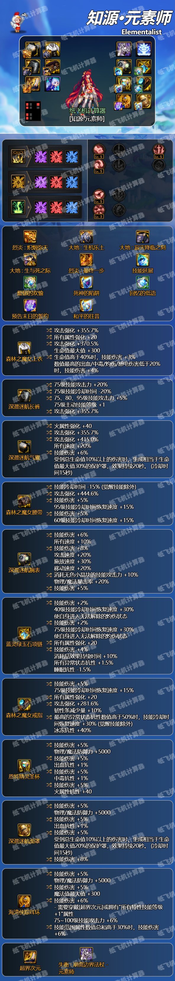【攻略：装备实验室】法术机关枪+光速破韧？元素CP武器加持下装备搭配分析10