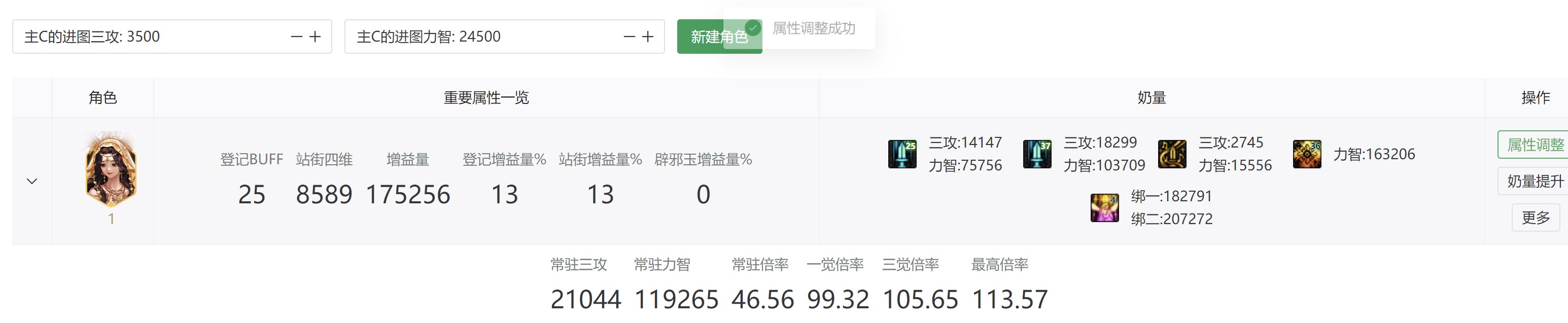 当前版本红10/11/12奶妈极限站街奶量计算（注海版）4