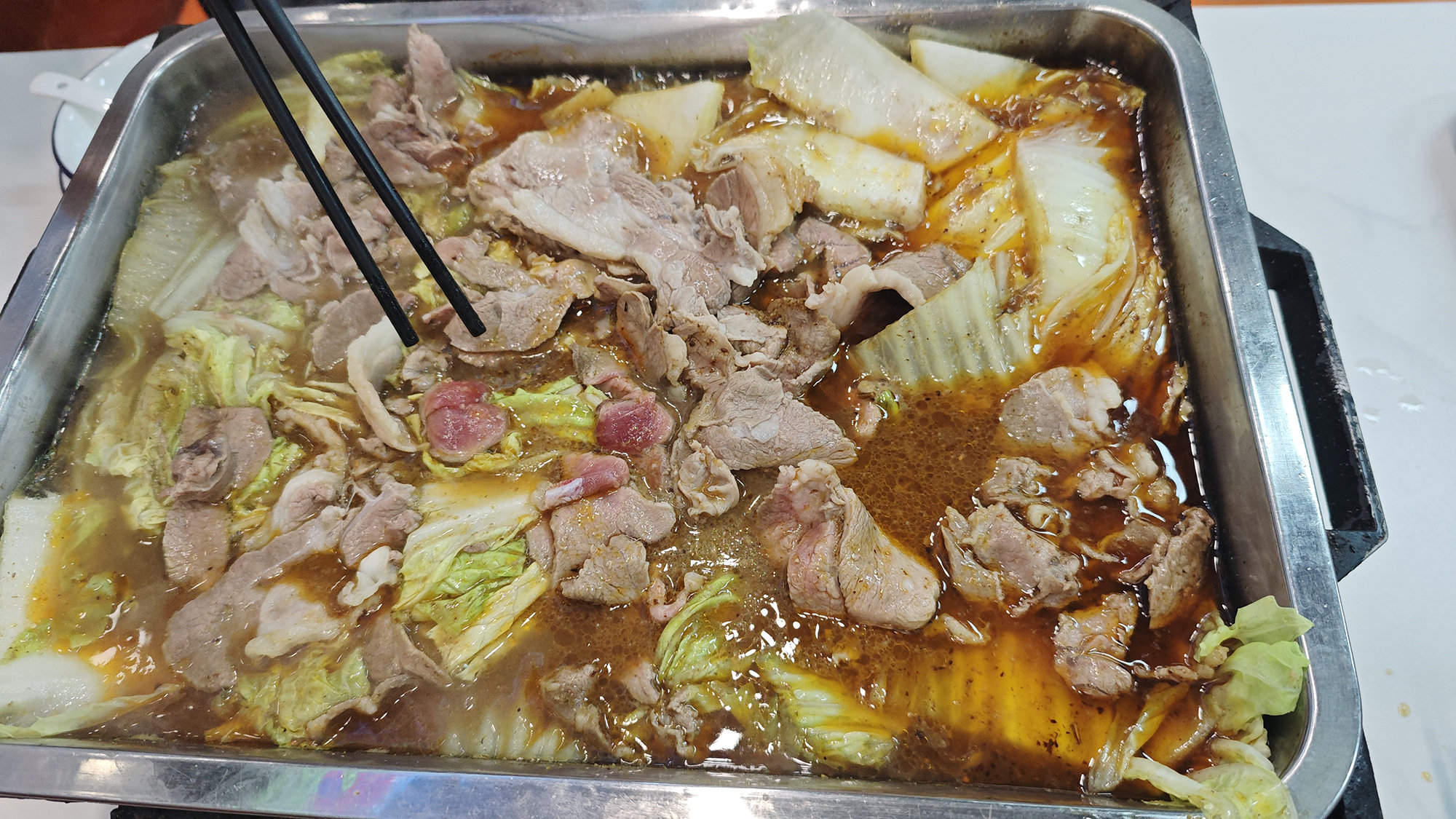 怎么没有现切羊肉的自助火锅1