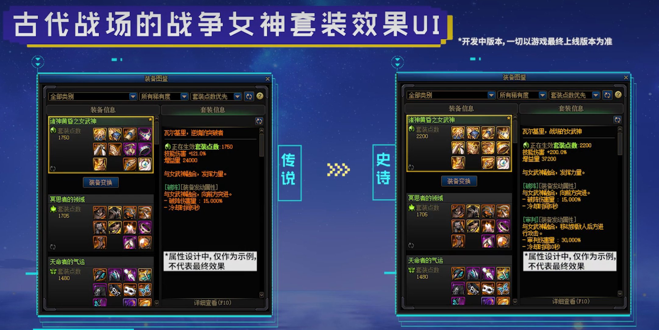 既视感太强了，这装备系统展示越看越像隔壁命运方舟2