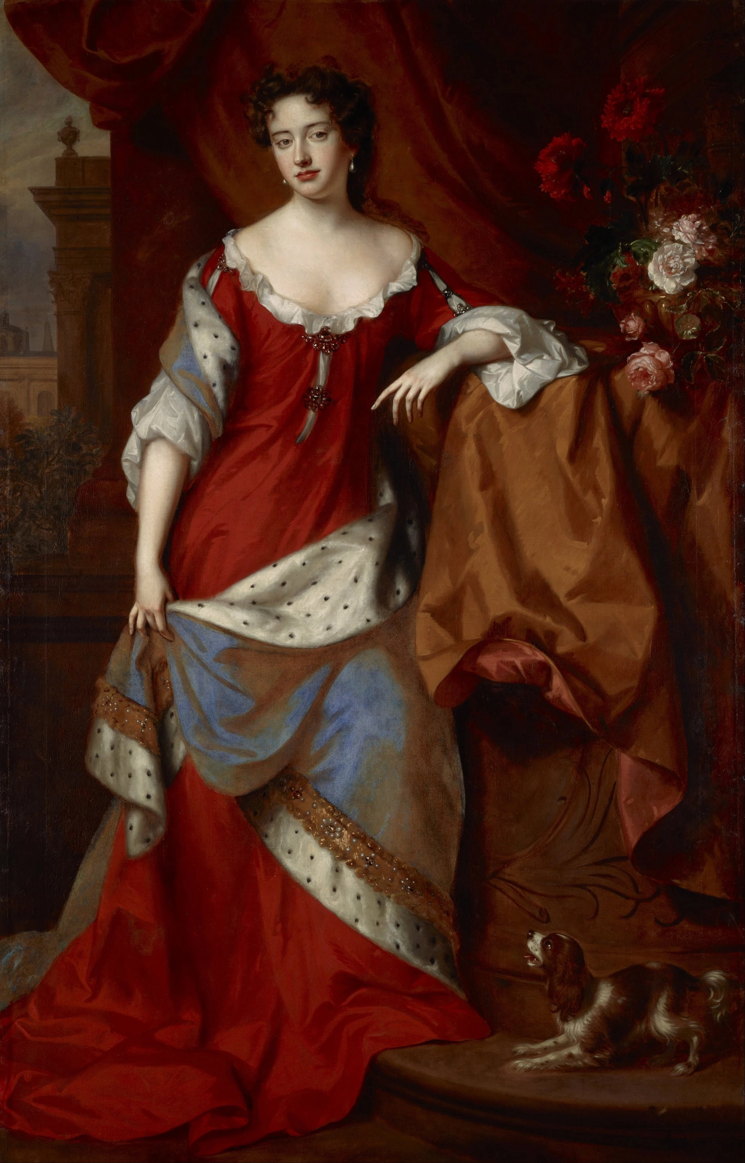 《丹麦公主时期的安妮女王》，16841