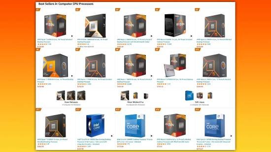 AMD CPU爆杀英特尔：销量榜前十名不见蓝厂踪影1