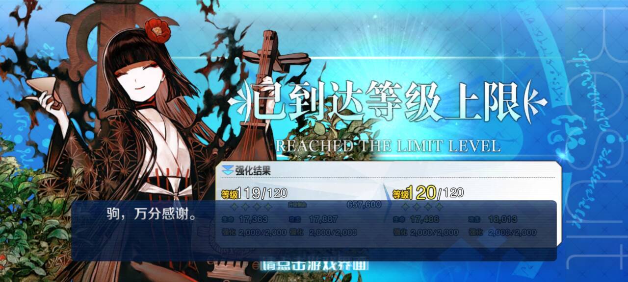 【FGO】终于有一个120级了1