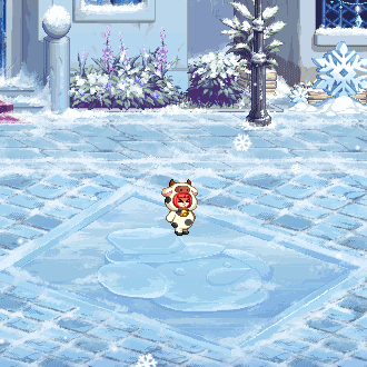 【外观图鉴：1128韩服正式服】雪法师宠物礼盒/冬季城镇NPC更新/赛丽亚房间更新外观一览4
