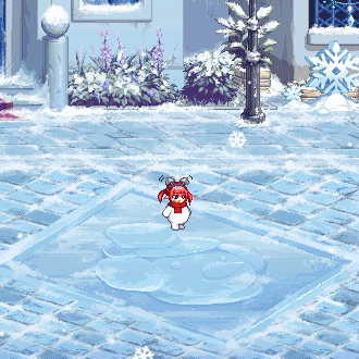 【外观图鉴：1128韩服正式服】雪法师宠物礼盒/冬季城镇NPC更新/赛丽亚房间更新外观一览6