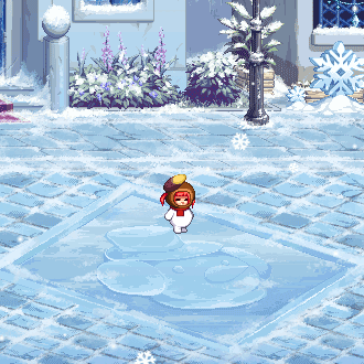 【外观图鉴：1128韩服正式服】雪法师宠物礼盒/冬季城镇NPC更新/赛丽亚房间更新外观一览7