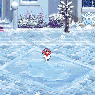 【外观图鉴：1128韩服正式服】雪法师宠物礼盒/冬季城镇NPC更新/赛丽亚房间更新外观一览8