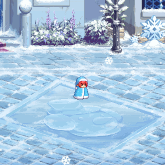 【外观图鉴：1128韩服正式服】雪法师宠物礼盒/冬季城镇NPC更新/赛丽亚房间更新外观一览11