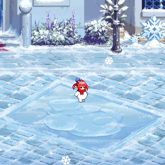 【外观图鉴：1128韩服正式服】雪法师宠物礼盒/冬季城镇NPC更新/赛丽亚房间更新外观一览17