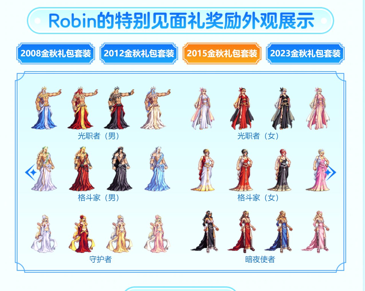 我看wegame上面2015金秋礼包套装不是有光职者女的装扮吗,怎么买了