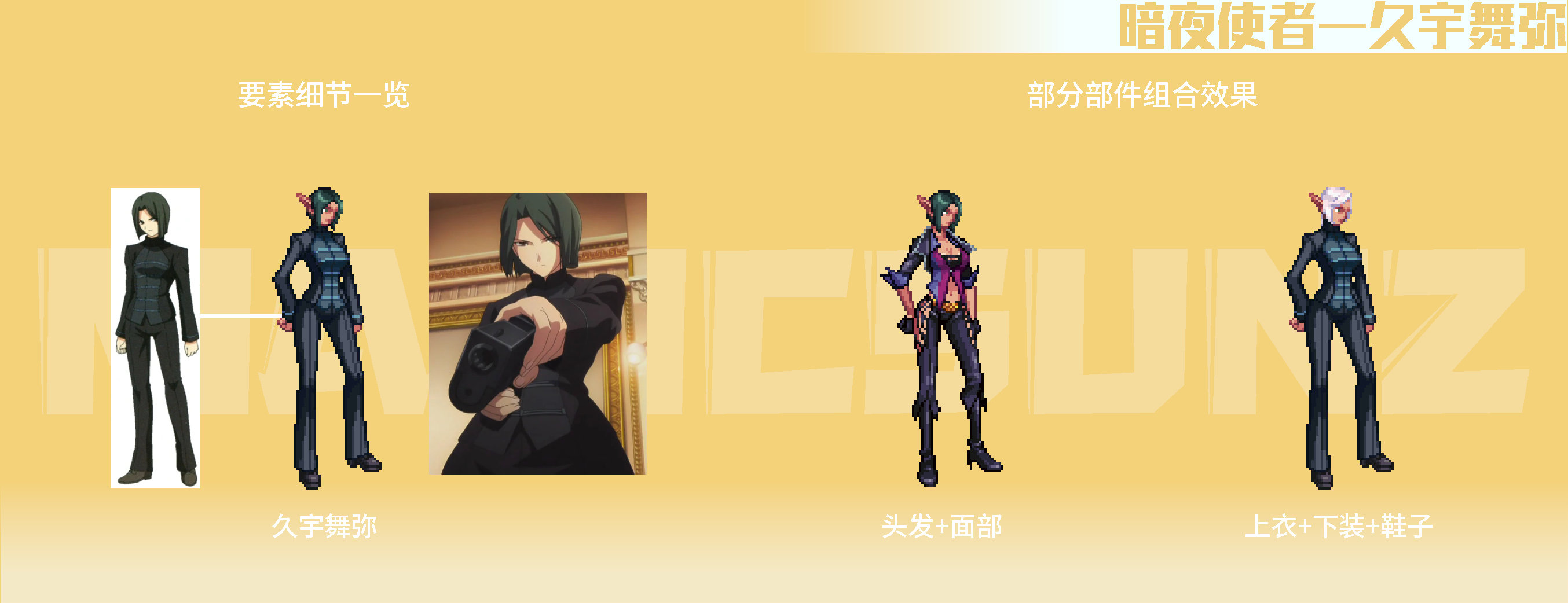 【评测:暖暖杂谈】Fate/Zero联动时装返场,时装细节展示&暖暖散搭点评7