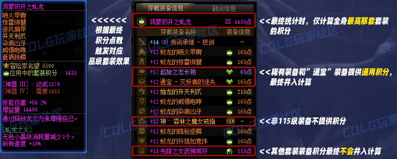 【前瞻：先遣速递】套装积分调适到底是啥？重力之泉装备系统全科普7
