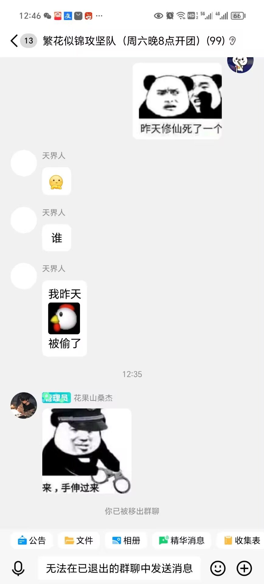 关于我家昨天被偷了五只鸡，一个群把我踢了的莫名其妙事5