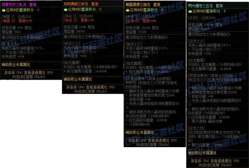 【栏目：史诗天天鉴】无色消耗掌控自如！龙战八荒效果测试与全阶段套装性能解析3