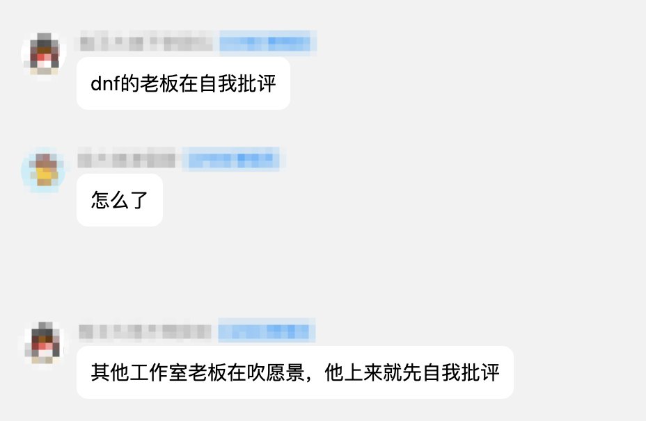 TX年会总结为什么DNF上来不是吹愿景，是因为没有吗。1