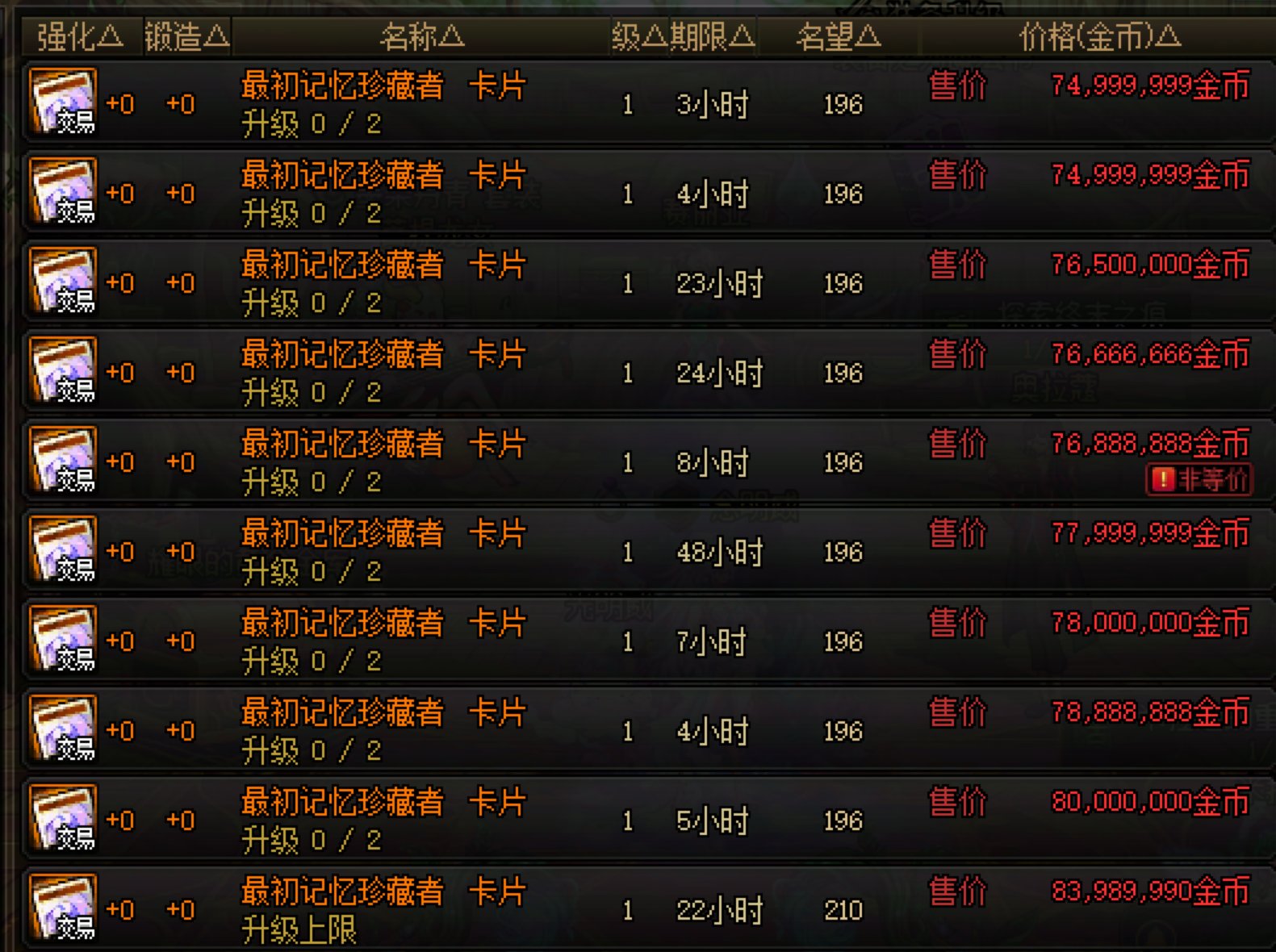 这个非等价也太逆天了，看人下菜碟吗？1