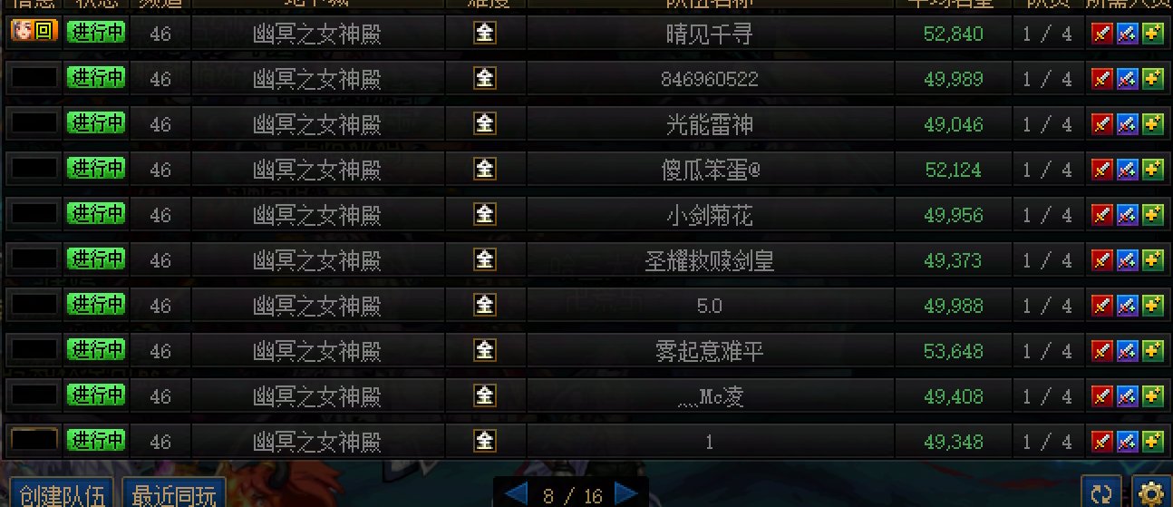 女神殿/沉月湖单刷队伍个人统计，100个单刷队伍竟只有1个奶？4