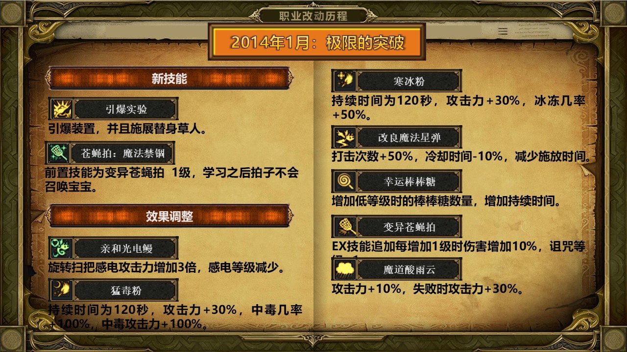 【杂谈：DNF回忆录】超级无敌大井盖，魔道学者职业改版历程18