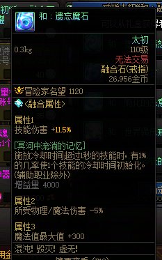 关于黑武和缔造刷新项链和遗忘戒指的判定4
