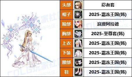 【暖暖】兵长配方，霜冻王国套-《男/女鬼剑士》韩服随选时装配方鉴赏-【第6期】30