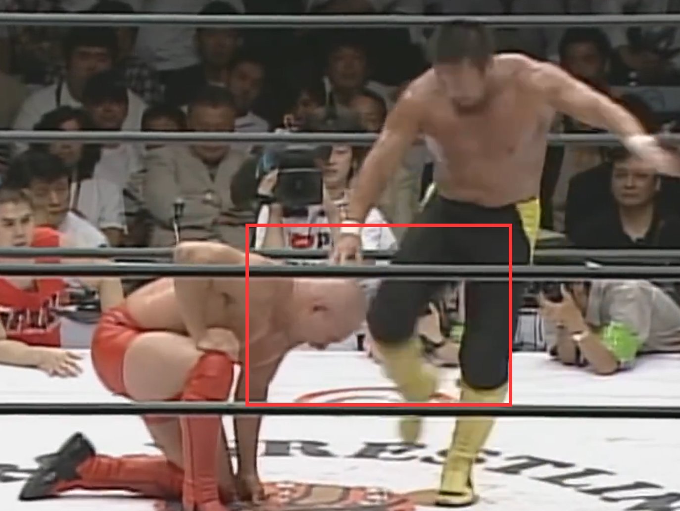 虽然知道摔角比赛都很假，都是有剧本，表演向，但逐帧播放时还是挺逗的2