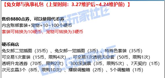 【杂谈】平民玩家对体验服0321活动的分析1