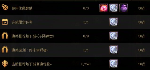 原来每周任务给的门票数还不一样1
