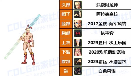 【暖暖】弓妹兔女郎最少2套-《魔枪/枪剑/弓箭手》韩服随选时装配方鉴赏-【第7期】7