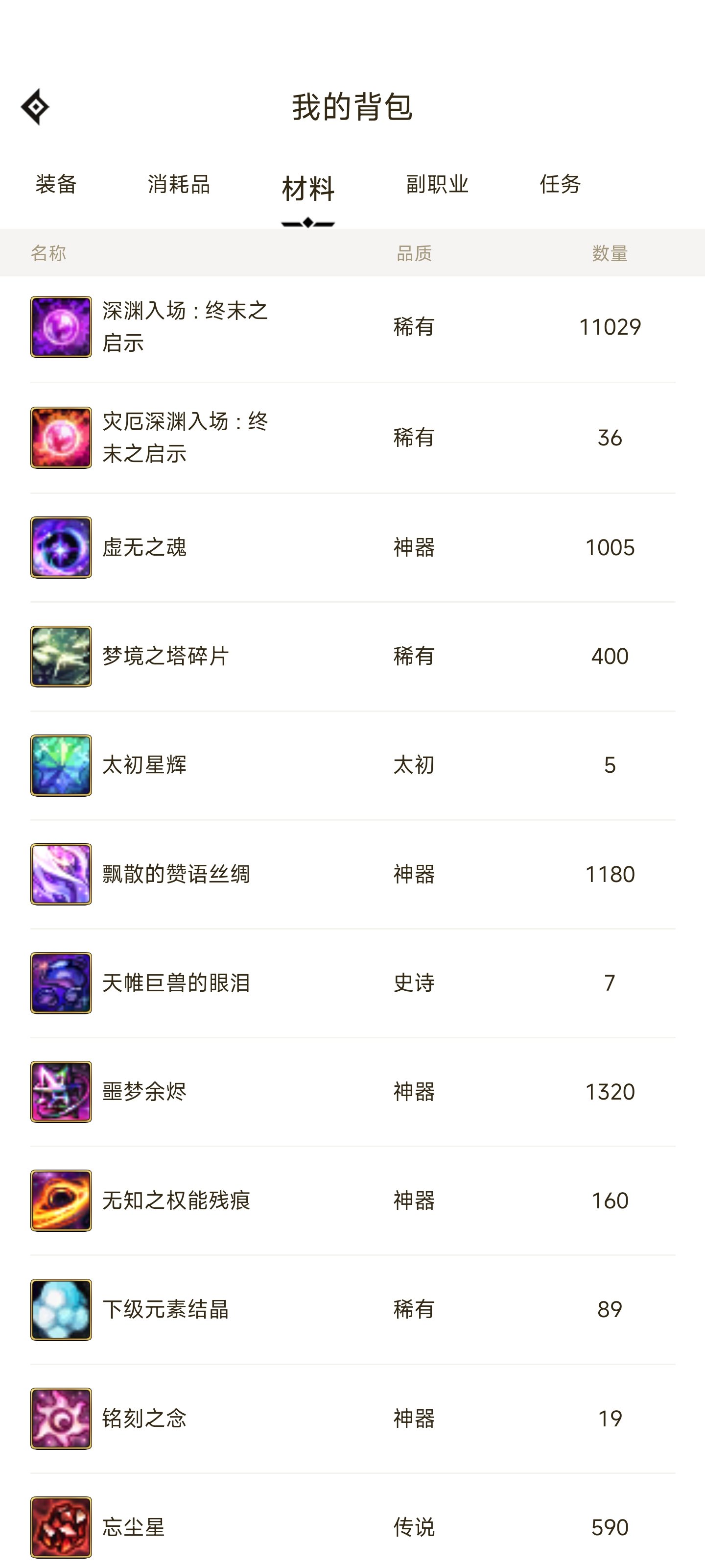 1000个虚无了，越多越不敢开罐子1