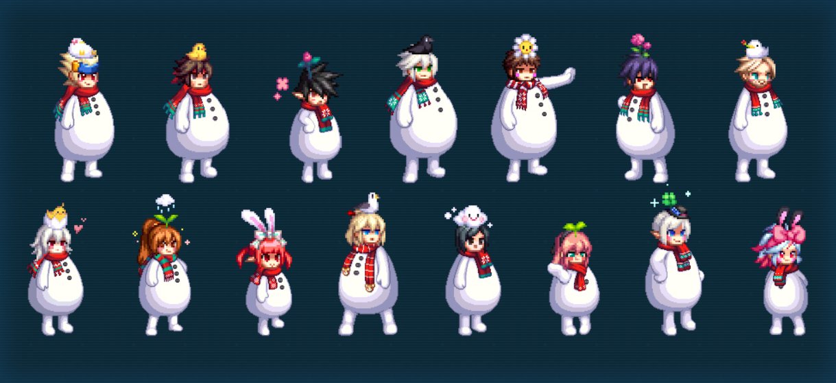 【外观图鉴：韩服正式服0515】噩梦循环光环与成就装饰/魔法像素家园头套外观展示一览6