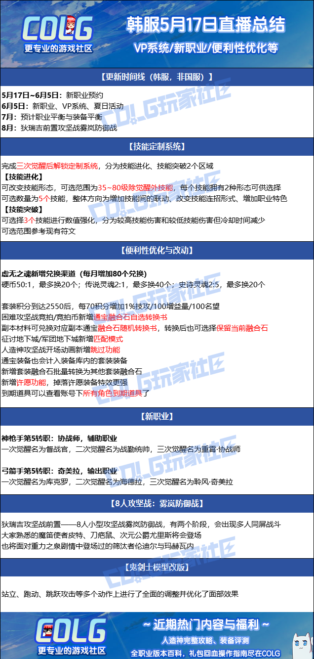 【爆料：韩服访谈会】5月17日直播记录（总结已更新）2