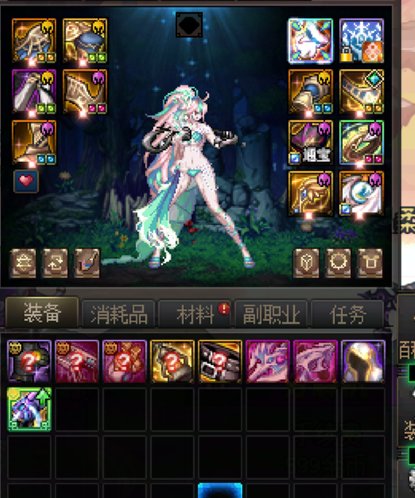 115开服后第124天，终于所有常玩的角色都用上新的SS级武器了1