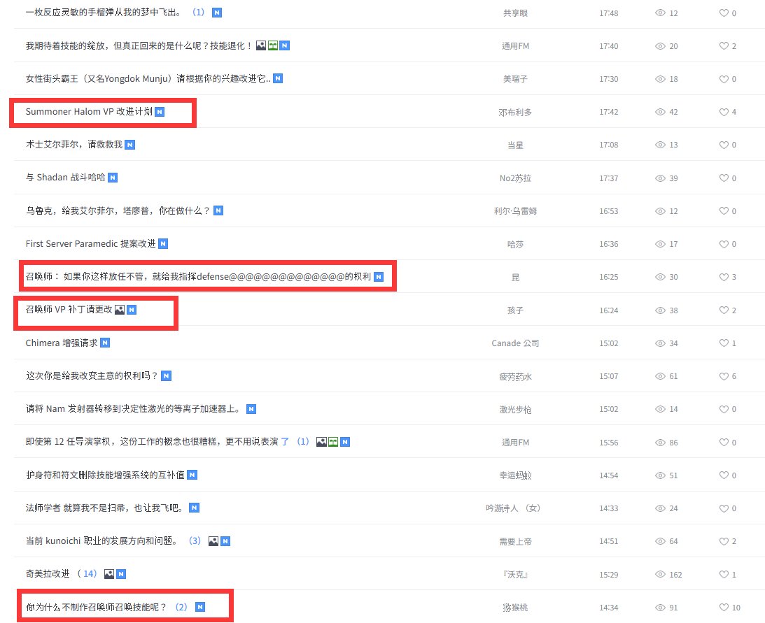 韩策:为什么我在VP中给了召唤一些性能补充，玩家依然不高兴?25