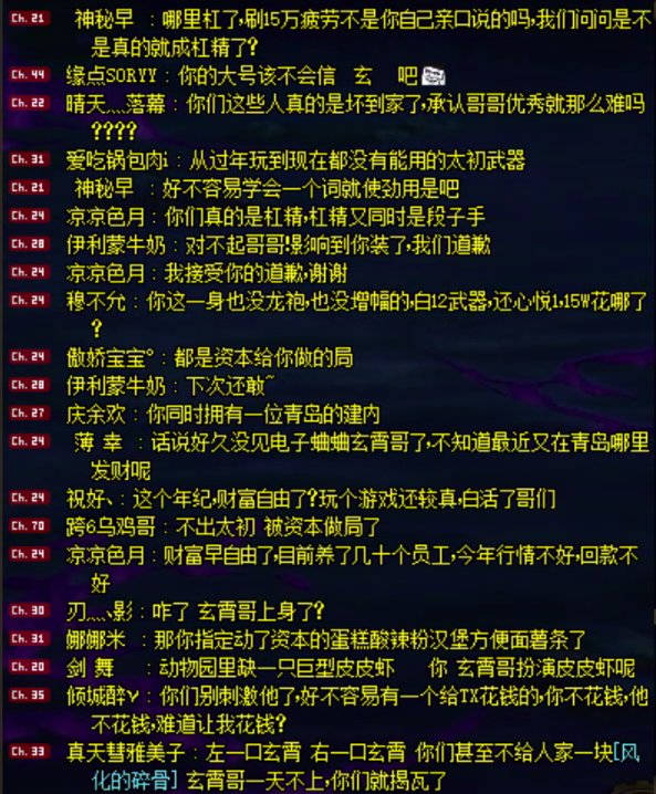 今日云玩家乐子——自称充3万刷15万疲劳没齐一套粉装的4.6名望大佬7
