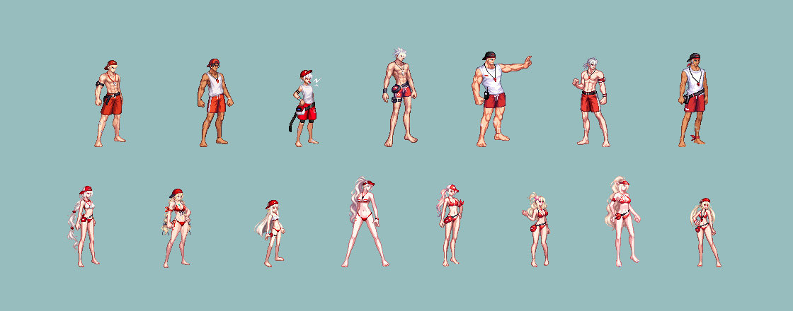 【外观图鉴：韩服正式服0605版本】海上救援队夏日礼包/夏季活动/次元旅行通行券外观一览3