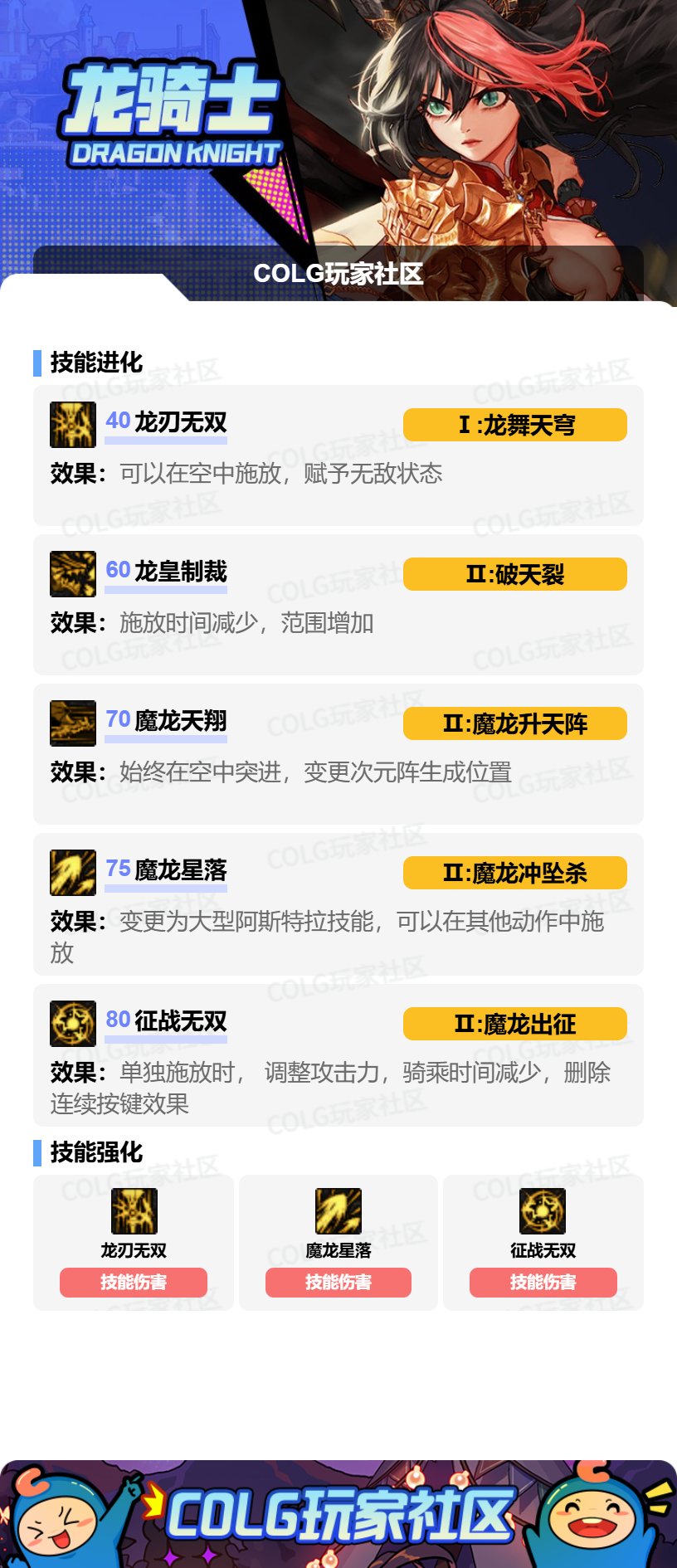 【攻略：技能定制】全职业技能定制测评与方案选择推荐：龙骑士5
