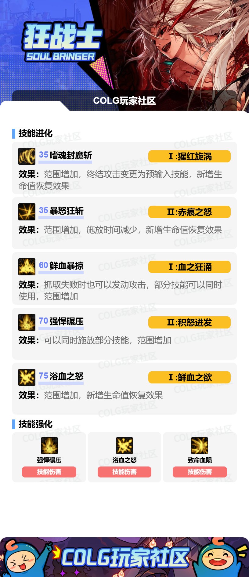 【攻略：技能定制】全职业技能定制测评与方案选择推荐：狂战士2