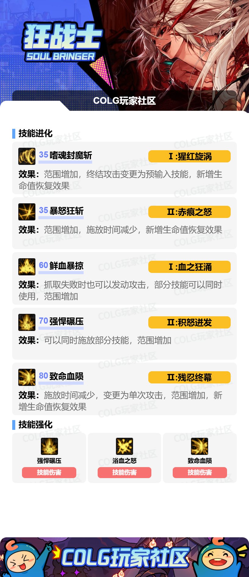 【攻略：技能定制】全职业技能定制测评与方案选择推荐：狂战士4