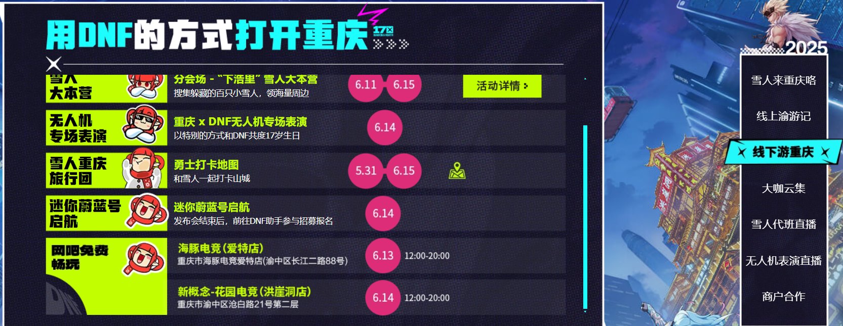 有重庆人去参加周年庆吗？4