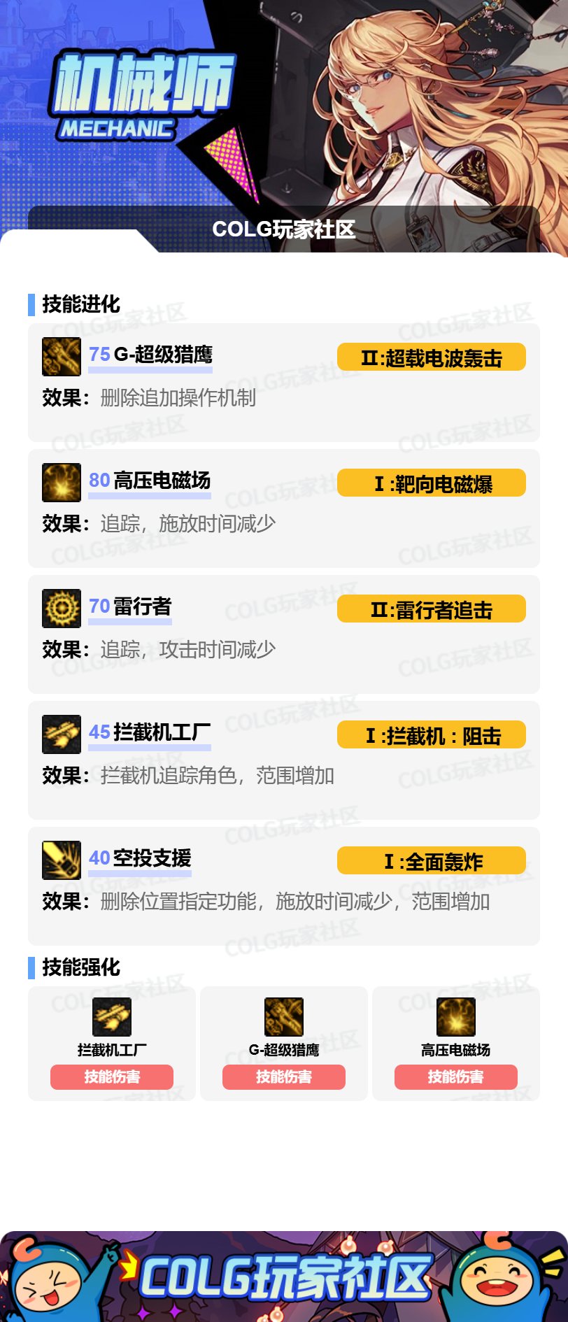 【攻略：技能定制】全职业技能定制测评与方案选择推荐：女机械2