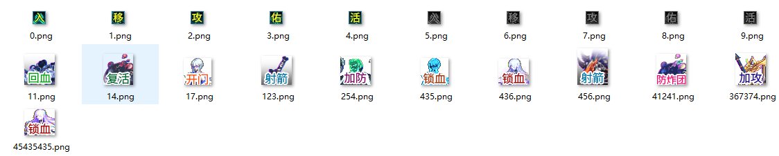 【六月征稿】【银花】人造神UI标注+翻牌背景补丁2
