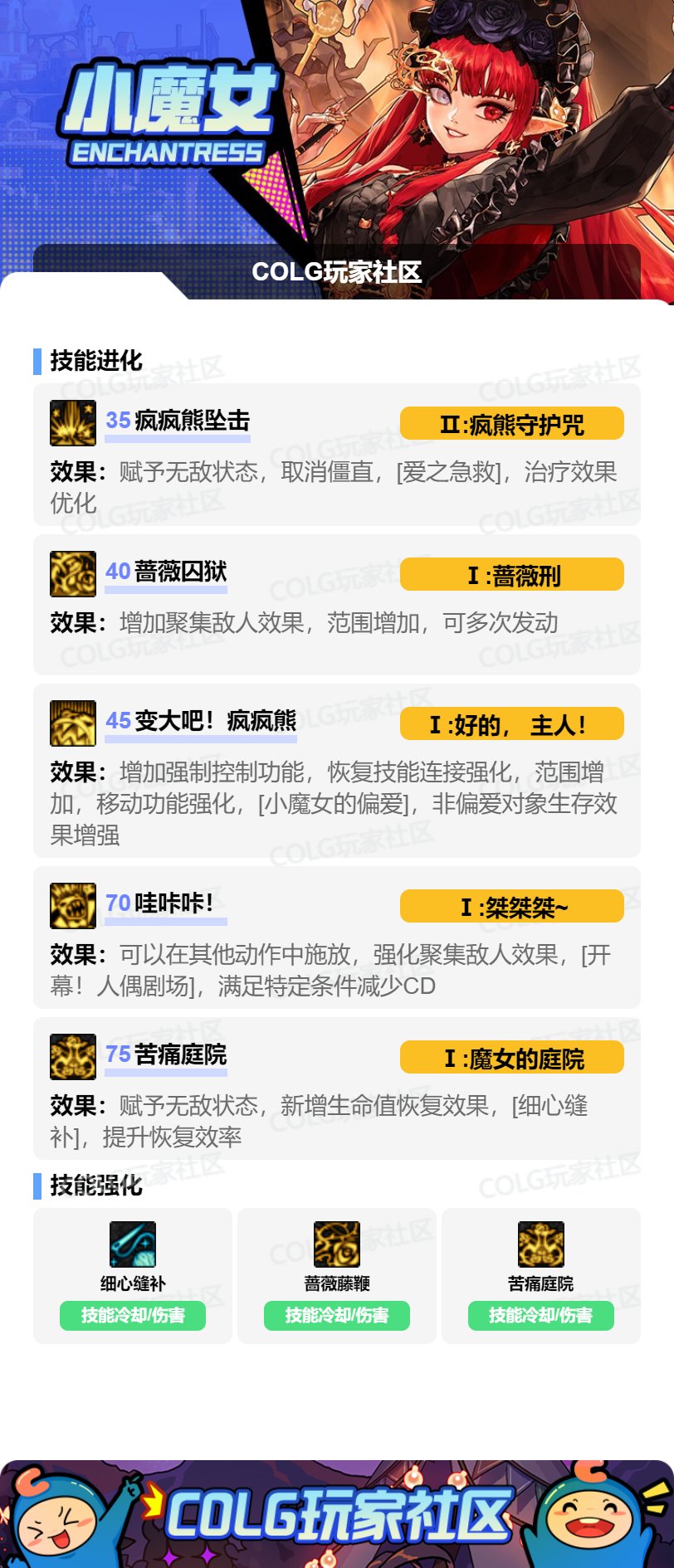 【115版本：职业百科】COLG全职业百科一一小魔女(更新至周年庆版本)4