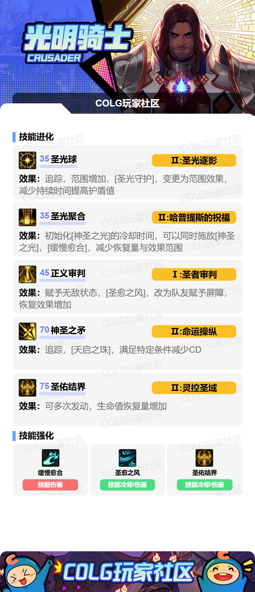 【攻略:技能定制】全职业技能定制测评与方案选择推荐:光明骑士(守护)2
