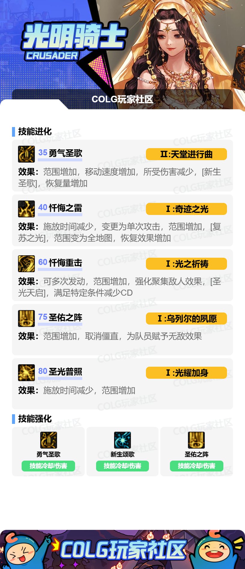 【攻略：技能定制】全职业技能定制测评与方案选择推荐：光明骑士（女）2